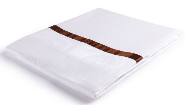 提花被套、單排橫向布帶