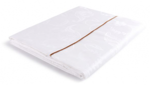 提花被套、單排豎向絲帶